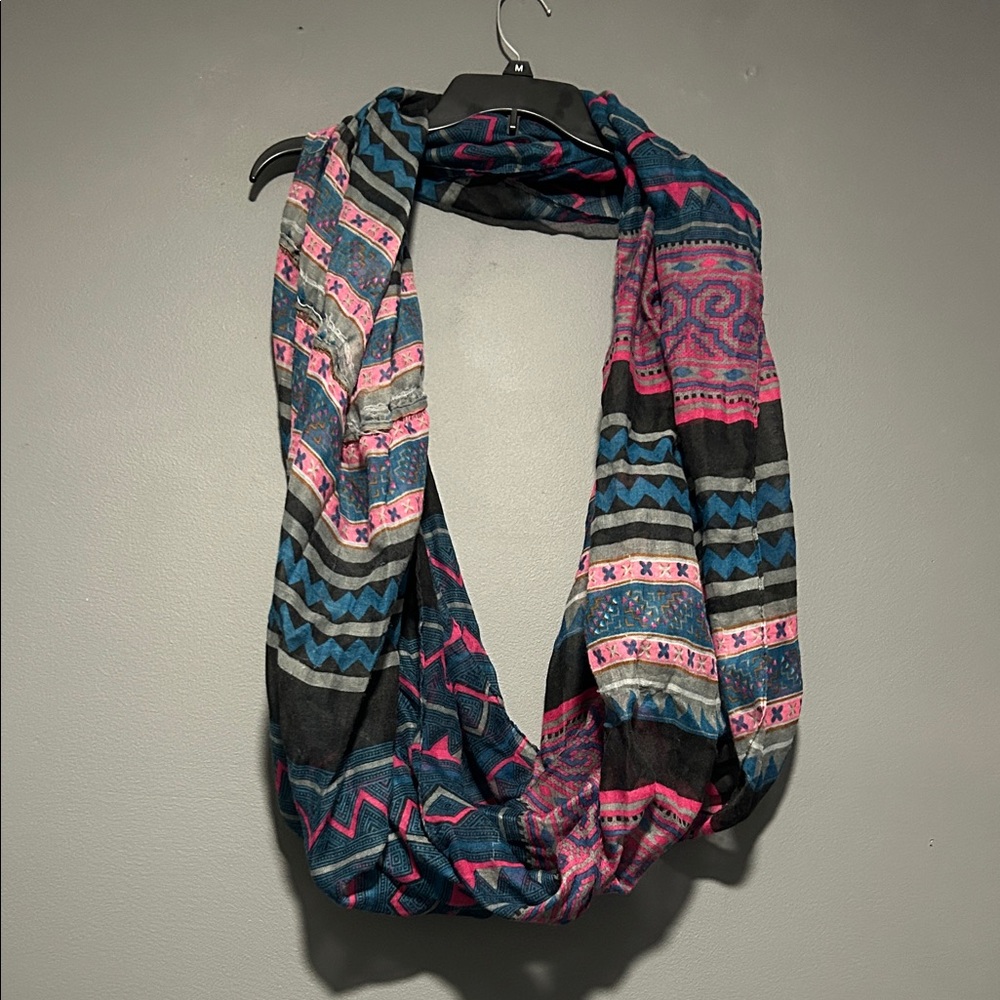 Multicolor Patterned Women's Scarf